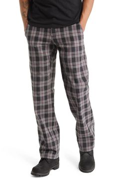 Dickies Men's Plaid Cotton Pants | Nordstromrack Mens Plaid, Cotton Pants, Pajama Pants, Nordstrom, Plaid, Wine, Bar, Pure Products, Pants