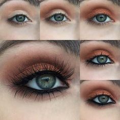 Black And Silver Eye Makeup, Eyeshadow For Green Eyes, Silver Eye Makeup, Makeup Looks For Green Eyes, Smink Inspiration, Makijaż Smokey Eye, Makeup Tutorial For Beginners, Make Up Looks, Bohol