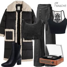 Hey Panache | Casual Outfit Stylist on Instagram: "Black winter mood; 70s style. #OOTD #OOTDideas #fashionoutfits #fashion #fashioninspooutfits #fashionistaclothes #winterfashionoutfits #styleinspiration #outfitinspiration #outfitideas #outfitideaswinter #clothesforwomen #virtualstylist #virtualstyleoutfit #dailyoutfits #styleinspo #partyoutfit #outfitinspo #winteroutfitinspo #whatiwore #stylegoals #casualoutfits #70sstyle #casualwinteroutfits #outfitoftheday #trending #dailyoutfitlooks #daily Winter Mood, Virtual Stylist, Fashionista Clothes, 70s Style, Winter Fashion Outfits