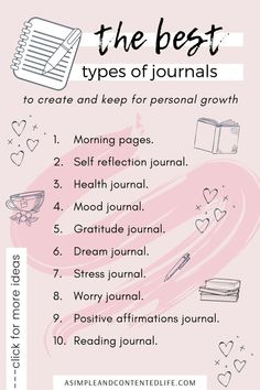 the best types of journal writing