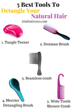 Types Of Hair Brushes, Detangling Natural Hair, Types Of Hair, Hair Regimen, Glow Skin, Healthy Hair Tips, Hair Brushes