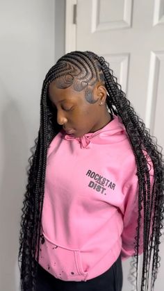 Hairstyle Ideas Braids Black Women, Braids Back To School Hairstyles, Knotless Braids With Scalp Braids, Back To School Cute Hairstyles, Women Braided Hairstyles Black, Black Ppl Hairstyles Braids, Braids First Day Of School, Bck 2 School Hairstyles Braids