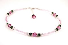 :) Diy Anklet, Pink Rose Garden, Bracelets Pink, Wrap Armband, Hello Glow, Beaded Ankle Bracelets, Beaded Ankle, Bead Diy