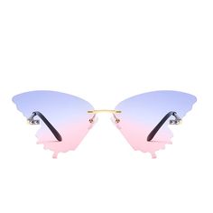 PRICES MAY VARY. Futuristic Design : butterfly shape glasses hold characteristic of futurism,belonging to eyewear trends.These butterfly sunglasses are suitable for smaller faces Product Size ：sunglasses have a measurement specification of Lens Height:55mm (2.16”) Lens Width:58mm (2.28”) Nose Bridge:20mm (0.78”) Frame Length: 147mm (5.78”) Temple Length:140mm (5.51”). Comfortable : light weight durable frame make the designer sunglasses very comfortable to wea Uitable For all Seasons : perfect c Butterflies Sunglasses, Design Butterfly, High Fashion Accessories, Eyewear Trends, Butterfly Sunglasses, Small Faces, Color Lenses, Futuristic Design, Butterfly Shape