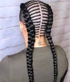 Corn Row Styles, Fish Braids, Cornrows Ponytail, Braids Designs, Braided Braids, Latest Hair Braids, Make Hair Grow, Curly Crochet Hair Styles