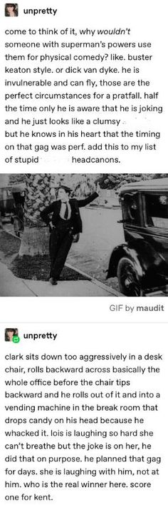 two screenshots of an old car with the caption's description below