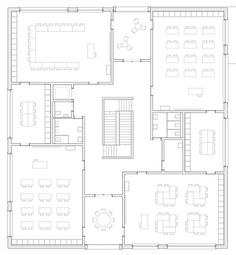 the floor plan for an office building