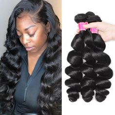 Item: Malaysian Virgin Hair Loose Wave 3 Bundles Meetu Human Hair ExtensionsHair Material: 100% Virgin Malaysian Human Hair, 10A Grade, No Really Shedding, No Tangle, No Bad Smell.Hair Color: Natural Black ColorHair Length: 8 inch - 28 inch are availableHair Weight: Hair bundles about 95-100 g/bundleTexture: Loose Wave Hair, Soft, Comb Easily, Can Re-style and Color well.Pack: Loose Wave Human Hair 3 Bundles Wig Blonde