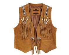 Men's 100% Genuine Suede Western Leather Cowboy Vest Fringe Vintage Classic Native American Tassels Vest Beads Waistcoat ⭐⭐AWESOME FEATURES⭐⭐ ✓ 100% Genuine Suede leather ✓ Button Closure ✓ leather Western Vest ✓ Occasional Wear  ✓ Western Cowboy Style  ✓ Decorate with Fringes ✓ Decorate with Tassels ✓ Decorate with Beads ✓ Fashion-able Look  ✓ Handmade Work ✓ Decorate with Tassels ✓ Inside Lining Material: - Polyester ✓ Unique Design  ✓ Comfortable & Cool Style ✓ Strong Thread Stitched  ✓ Original gift for friends and family ✓ Suitable for Various Occasions ✓ Suitable for all Mens ✓ Inside Lining Material: - Polyester ✓ Regular sizes from XS to 5XL (see chart size) ✓ We do not compromise on quality and comfort. Often Called: cowboy vest for men, cowboy western vest, mens vintage waistcoat Cowboy Vest, Riding Vest, Product Styling, Fringe Vest, Suede Vest, Leather Product, Mens Vests, Jacket Vest