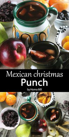 mexican christmas punch recipe with apples and plums