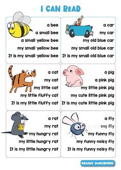 i can read worksheet with pictures and words for children to use in the classroom