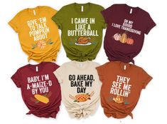 "Family thanksgiving shirts, funny thanksgiving shirt, funny Christmas shirt, trendy family tees, thanksgiving picture tees, matching family ❤️ Product Details: solid color unisex tees are super soft ring-spun cotton heather tees are a soft cotton-poly blend light fabric (4.2 oz/yd²) loved by all name brand Bella+Canvas runs true to size in a loose fit excellent quality print ❤️ HOW TO ORDER T-SHIRT 1-) Please, Check and Review all Photos. 2-) Select Your T-shirt Size. 3-) Click ADD TO CART and You can go back to add more product color and text color or You can complete the checkout process. 4-)Please Click \"Proceed to Check Out\" 5-) Finally, Your Custom Shirt will be ready to ship 2-4 Business Day. ❤️ SIZING Please reference our sizing chart in the photos to ensure correct size selectio Family Thanksgiving Shirts, Retro Thanksgiving, Trendy Family, Thanksgiving Pictures, Funny Thanksgiving Shirts, Pun Shirts, Matching Halloween, Best Friend Shirts, Family Shirts Matching