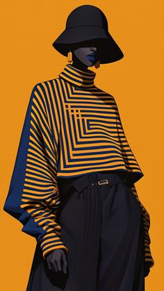 [image in my board "Stripes"] High Contrast Graphic Design, Afro Graphic Design, Color Contrast Art, A Level Art Sketchbook, Bad Haircut, Afrocentric Art, Pop Art Style, Black Art Pictures, Afro Art