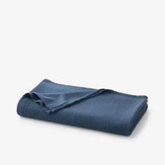 Gossamer Cotton Throw - Sapphire Company Store Bedding, Washing And Drying Machine, Holiday Monogram, Free Monogram, Rug Buying Guide, Soft Layers, Cotton Throw Blanket, The Company Store, Mattress Pads