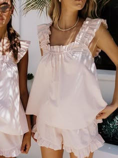 DETAILS
Composition: 100% Cotton
Design: Ruffle
Style: Casual
Thickness: Regular
Material: Cotton
Occasion: Leisure, Vacation Feminine Pajama Set, Ruffle Pajamas, Relaxed Fashion, Bride Pajama, Sustainable Fabric, Couture Mode, Ruffles Fashion, Sleep And Loungewear, Sleep Set