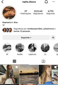 an instagram page with photos and captions on the bottom right hand corner, in spanish