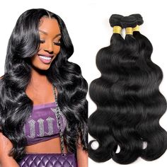 12a Body Wave Human Hair Bundles 22 24 26 Inch Brazilian Human Hair Body Wave Bundles 100% Unprocessed Virgin Hair Weave 3 Bundles Deals Human Hair Extensions Natural Black Color * Body Wave Human Hair Bundles Material:Unprocessed Brazilian Virgin Human Hair Bundles Body Wave Are Cut From Young Healthy Beautiful Lady Donors With More Bounce. The Body Wave Human Hair Are Grade 12a Quality Guarantee With Assured Workmanship. Every Brazilian Bundle Hair Has Been Seriously Manicured And Quality Controlled By Our Skilled Professional Workers. * Body Wave Bundles Human Hair Quality: Human Hair Bundles Body Wave, Full And Thick, Not Much Short Hair Strands Mixed, Double Machine Weft, Full Density Body Wave Bundles, Brazilian Virgin Hair Body Wave, Split Ends, Hair Quality, Brazilian Human Hair, Hair Strand, Body Wave, Hair Bundles, Virgin Hair