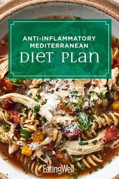 Inflammation Diet Recipes, Inflammation Recipes, Anti Inflamatory, Anti Inflammation Recipes, Inflammation Diet, Mediterranean Diet Meal Plan, Inflammatory Recipes