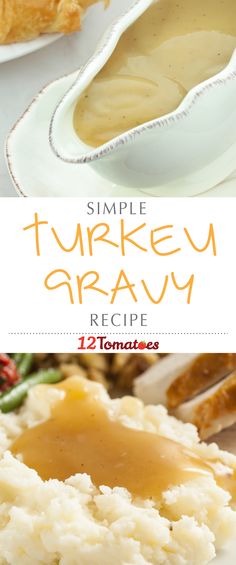 simple turkey gravy recipe with mashed potatoes