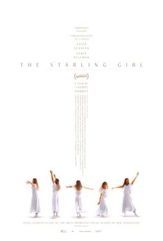 the starling girl movie poster with four women in white dresses and their arms spread out