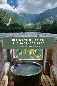 Japanese Alps Ultimate Travel Guide Japanese Hot Springs Aesthetic, North Japan, Japan Mountains, Alps Travel, Japanese Alps, Kamikochi, Japan Nature