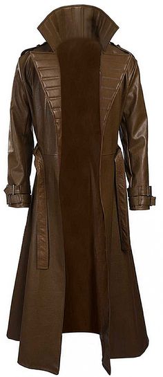 PRICES MAY VARY. Lapel Collar Viscose Inner Lining Belted Waist & Cuffs Please check our size chart in the images 30 Days return and refund policy ✔ Make sure you check our size chart at the end of the images section and place your order according to it. 

  Mens Superhero Halloween Cosplay Costume Brown Coat  
 This brown superhero coat is available in 3 material choice real leather, faux leather and cotton fabric best for cosplay, costume and can be used as an everyday jacket as well. 

  Prod Long Pirate Coat, Aragorn Cosplay, Spiked Leather Jacket, Striped Leather Jacket, Lapel Collar Coat, Leather Jacket Zipper, Aviator Leather Jacket, Superhero Halloween, Long Coat Men