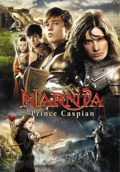 the movie poster for narnia prince of aspican, starring in english and spanish