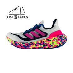 ***Size 5 Pair Does Not Include The Original Shoe Box*** - Product Specifications - Brand: Adidas Model: Ultraboost Light Non Dyed Lucid Pink Lucid Lemon Product Code: Ie3063 Gender (For Sizing): Women Main Color: White Performance/Activity: Running Not A Customized Item. Msrp: $190 - Product Condition - Brand New With Tags And Original Shoe Box.* 100% Authentic Product, Guaranteed. *Shoe Box May Have Minor Damage. ***Size 5 Pair Does Not Include The Original Shoe Box*** Adidas Multicolor Running Shoes With Boost Midsole, Lemon Product, Adidas Model, Light Running Shoes, Adidas Models, Black Athletic Shoes, Adidas Boost, Pink Running Shoes, Adidas Ultraboost