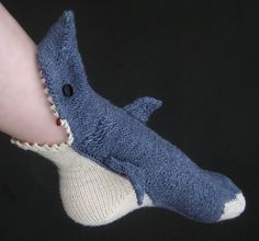 Sukienki Maksi, Shark Socks, Shark Slippers, Shark Week, Sock Patterns, Slipper Socks, Cool Socks