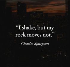 charles spurson quote about rock moves in the night sky with city lights behind it