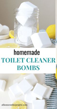 Have you wanted to try a natural way to clean your toilets? Well, here's your answer! Clean your toilet in a natural way with these homemade DIY toilet bowl cleaner bombs. They really work just like store-bought cleaners to leave your toilet sparkling! Step by step instructions! homemade household cleaners and products Diy Toilet Bowl Cleaner, Natural Household Cleaners, Homemade Toilet Bowl Cleaner, Natural Toilet Cleaner, Natural Cleaners Diy, All Natural Cleaning Products, Homemade Toilet Cleaner, Diy Household Cleaners