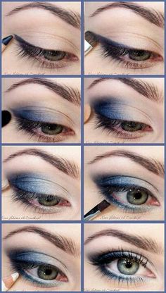 Step By Step Makeup, Makeup Korean, Eye Makeup Techniques, Glasses Makeup, Makeup Tutorial Eyeshadow, Makeup Course, Smink Inspiration, Hooded Eye Makeup, Eye Makeup Steps