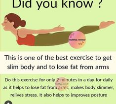 a woman doing exercises with the words did you know? and how to do it