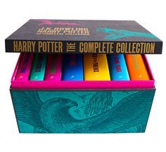 the harry potter complete collection is in its original box, and it's now available for pre - order