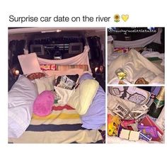 Cute Boyfriend Surprises, Boyfriend Surprises, Boyfriend Surprise, Car Date, Couple Posts, Surprise Date, Surprise Boyfriend, Cute Surprises, Cute Date Ideas