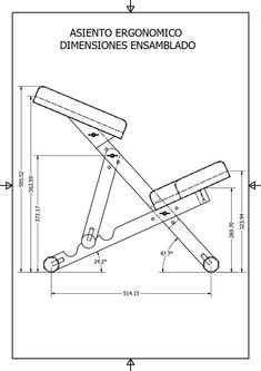 a drawing of the frame and seat for a bicycle