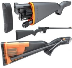 Rifle that fits inside its own stock. Waterproof. Search Rescue, 3d Cnc, Camping Survival, Survival Prepping, Cool Tech