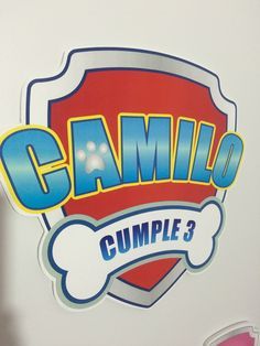 a close up of a refrigerator with the word camino on it