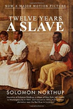 the cover of twelve years as slave by solomon northup, with an image of two people