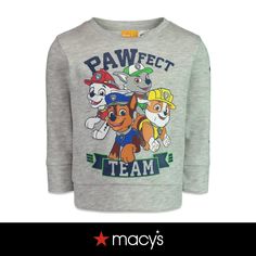 in stock Winter Essentials Clothes, Comfy Sweatshirts, Rubble Paw Patrol, Paw Patrol Characters, Paw Patrol Nickelodeon, Boys Fleece, Comfy Sweatshirt, Boys Long Sleeve, Fleece Sweatshirt