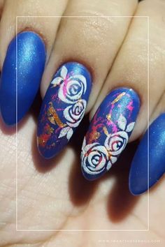 rose nails designs Nail Art Ideas