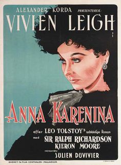 an old movie poster for the film ann karemina