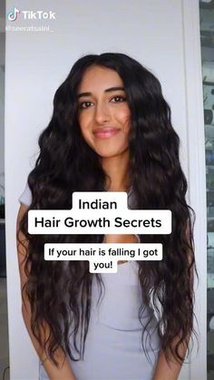 Indian Haircare Tiktok, Indian Hair Remedies, Hair Retention Tips, Indian Hair Tips, Indian Hair Routine, Indian Hair Care Tips, Indian Natural Beauty Secrets, How To Increase Hair Growth, Thick Hair Indian