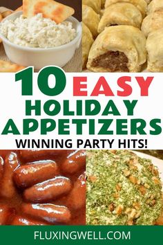 These festive and delicious finger foods are perfect for any gathering! From easy make-ahead Christmas appetizers to simple nibbles that everyone will love, these recipes are a must-have for your next celebration. Whether you’re hosting a large crowd or an intimate gathering, these holiday party appetizers will make entertaining stress-free and fun. Easy Holiday Appetizers, Holiday Recipies, Holiday Appetizers Easy