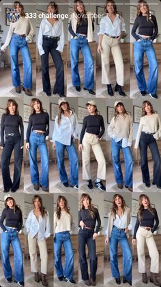 Capsule Packing, Wide Leg Jeans Outfits, Large Pants, 3 Shoes, Gen Z, Other Outfits, Pantalon Large