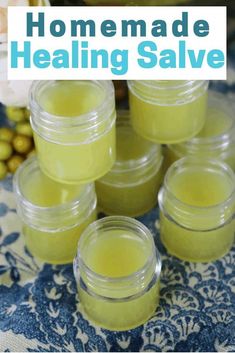 Whip up a batch of this great homemade healing salve (using herb infused oil and essential oils) to have on hand for cuts, scrapes, and scratches! Warming Salve Recipe, Homemade Healing Salve, Homemade Salve, Diy Lotions, Healing Salve, Cold Fingers, Salve Recipes, One Good Thing By Jillee, Healing Salves