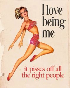 Retro Quotes Vintage, The Show Must Go On Wallpaper, I Love Being Me, I Love Being A Woman Aesthetic, Is It Over Now, 27 Aesthetic, I Love Being A Girl, Sale Aesthetic, Quotes Collage