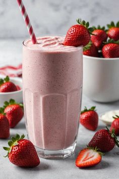 A photo of a  Strawberry Protein Shake which is a type of Low Calorie Ninja Creami Recipes Ninja Creami Shake Recipes, Ninja Creami Recipes With Premier Protein Shakes, Protein Shake Ninja Creami Recipes, Ninja Creami Drink Recipes, Ninja Creami Protein Shake Recipes, Ninja Creami Low Carb, Ninja Creami Smoothie, Low Calorie Shakes, Strawberry Protein Shake