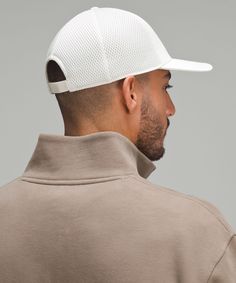 A good hat is hard to find, so we made one. With a soft, breathable mesh back, you'll want to wear this trucker hat every day of the week. Designed for Casual. Adjustable back closure for a custom fit. Lululemon Hat, Training Gloves, Day Of The Week, Hard To Find, Custom Fit, Trucker Hat, Every Day, Mesh, Hats