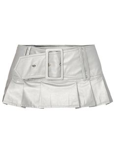 Silver Mini Skirt, Looks Party, White Skirt, Cute Skirts, Kpop Outfits, Mode Inspiration, White Pants, White Skirts